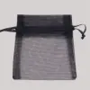 5X7 ORGANZA BAG-BLACK