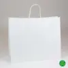 16X6X12 PREMIUM ECOPLUS WHITE KRAFT SHOP BAG