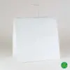 13X7X13 PREMIUM ECOPLUS WHITE KRAFT SHOP BAG