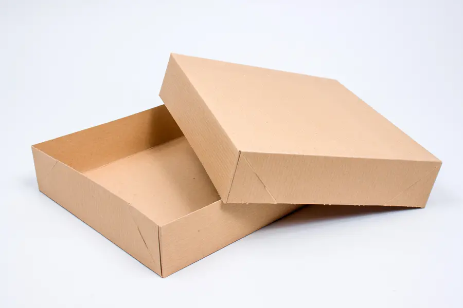 10.5X10.5X2.5 NATURAL KRAFT GIFT BOX