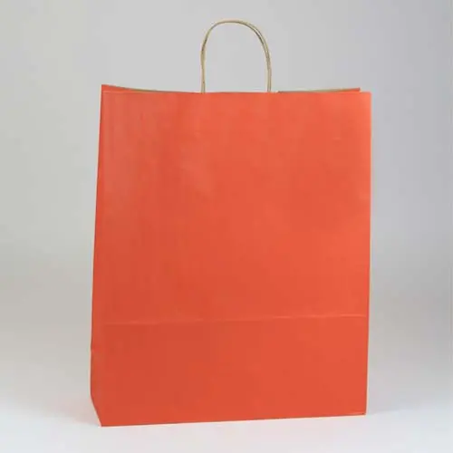 16X6X19 SHOP BAG TERRA COTTA