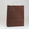 16X6X19 SHOP BAG CHOC STRIPE