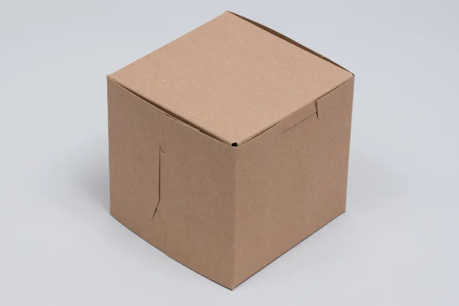 4X4X4 1PC BAKE BOX KRAFT-NO WINDOW
