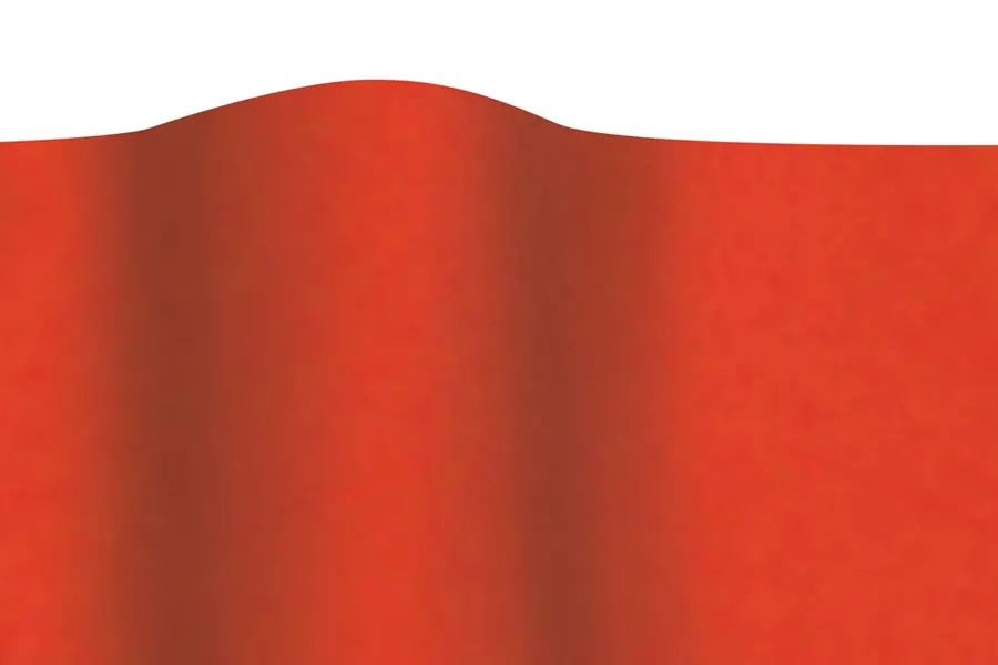 20 X 30 TISSUE  - MANDARIN RED