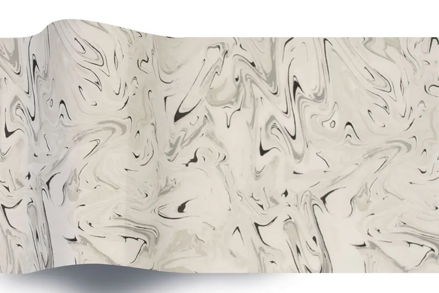 20X30 TISSUE BLACK MARBLE "B"