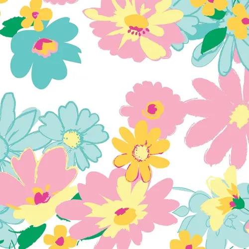 20X30 TISSUE VIBRANT FLORAL "B"