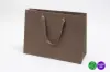 16X6X12 CHOCOLATE KRAFT EURO CHOC TWILL HANDLE