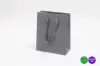 8X4X10 CHARCOAL KRAFT EURO CHAR TWILL HANDLE