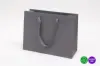 13X5X10 CHARCOAL KRAFT EURO CHAR TWILL HANDLE