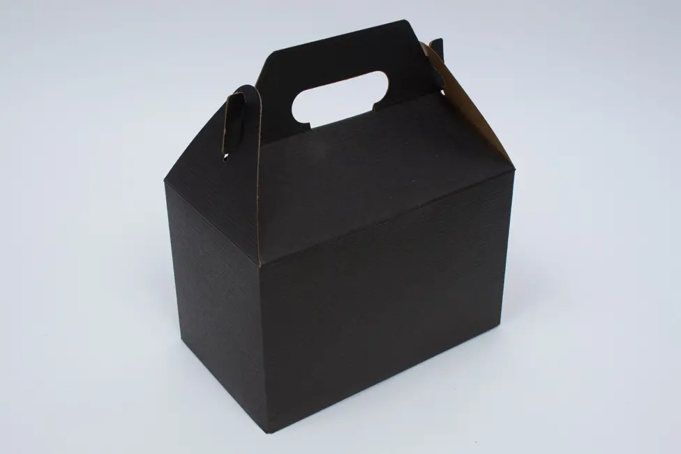 8 X 4-7/8 X 5-1/4 BLACK GABLE BOX