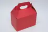 8 X 4-7/8 X 5-1/4 RED GABLE BOX