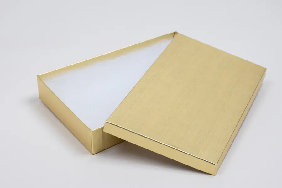 #75 - JEWELRY BOX - GOLD LINEN