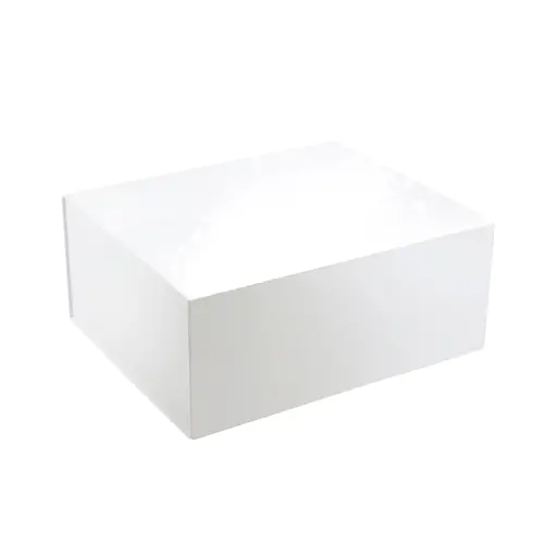 13X10-3/4X5-1/2 GLOSS WHITE MAGNETIC BOX