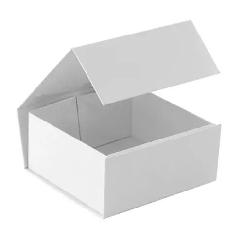4-1/8X4X2 GLOSS WHITE MAGNETIC BOX
