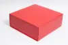 12X12X4-1/2 GLOSS RED MAGNETIC BOX
