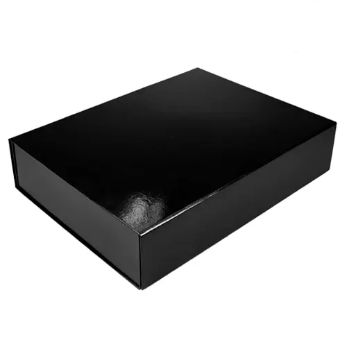 14-3/8X10-3/4X3-1/8 GLOSS BLACK MAGNETIC BOX