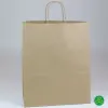 13X6X15-3/4 PREMIUM ECOPLUS NAT KRAFT SHOP BAG