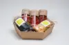11-3/8 X 9 X 3-3/8 HEXAGON FOLDING TRAY NATURAL KRAFT