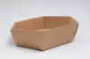15 X 11-3/4 X 4 HEXAGON FOLDING TRAY NATURAL KRAFT
