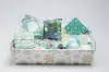 12.5X8.625X3.312 CESTO TRAY ALPINE SNOWFLAKE