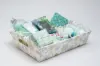 12.5X8.625X3.312 CESTO TRAY ALPINE SNOWFLAKE