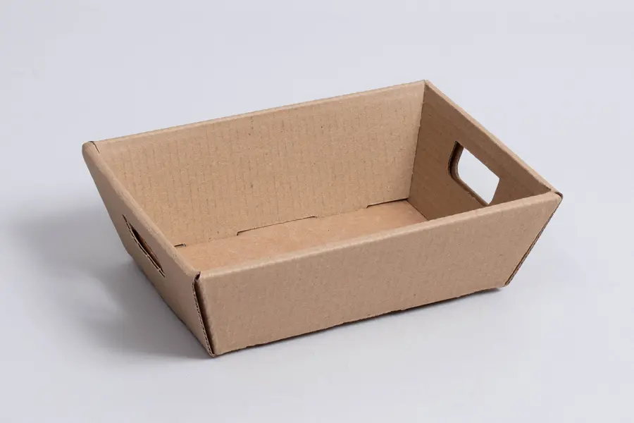 8-1/4 X 6 X 3-1/4 MARKET TOTE-TRAY NAT KRAFT