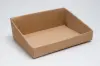 12-1/8 X 9-3/8 X 4-1/8 HI BACK FOLDING TRAY NATURAL E-FLUTE