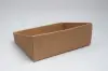 15-3/4 X 12-1/2 X 5-7/8 HI BACK FOLDING TRAY NATURAL E-FLUTE