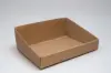 15-3/4 X 12-1/2 X 5-7/8 HI BACK FOLDING TRAY NATURAL E-FLUTE