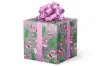 24X417 GW-9371 S9 MINGLING FLAMINGOS METALLIZED