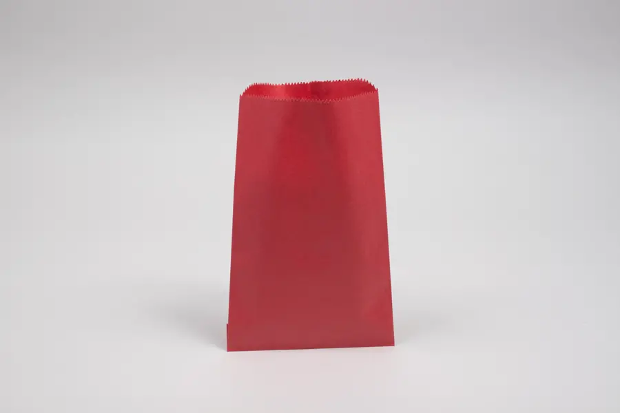 6.25 X 9.25 PAPER MERCH BAG - RED