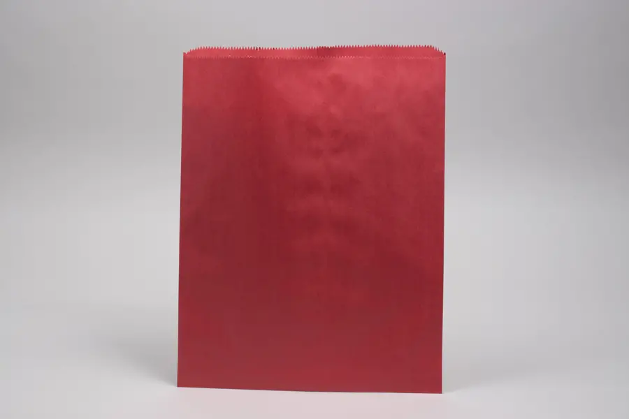12 X 15 PAPER MERCH BAG - RED