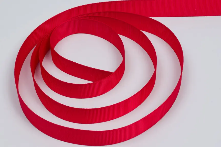 5/8X100YD GROSGRAIN HOT RED
