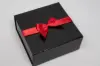 6X4" GLUE DOT SATIN RED BOW