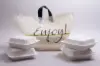 24X14X11 SOFT LOOP CREAM ENJOY BAG