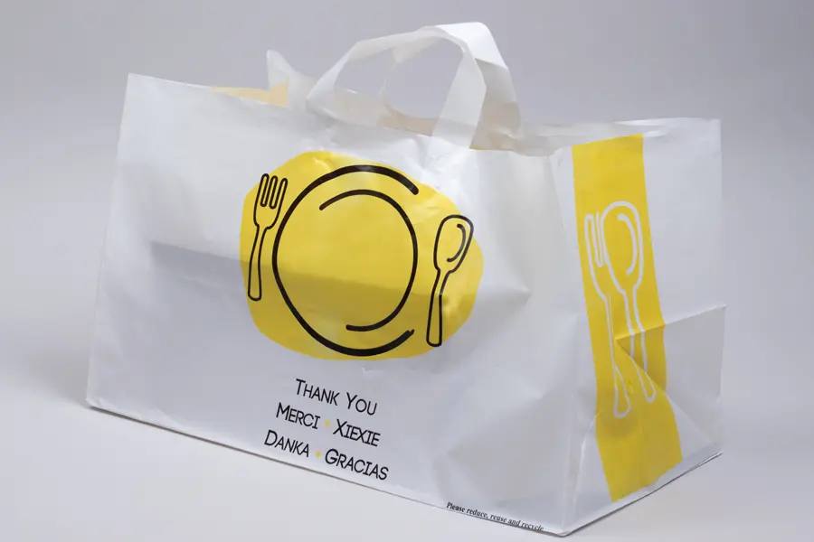 19X10X12X10 THANK YOU SOFT LOOP BAG