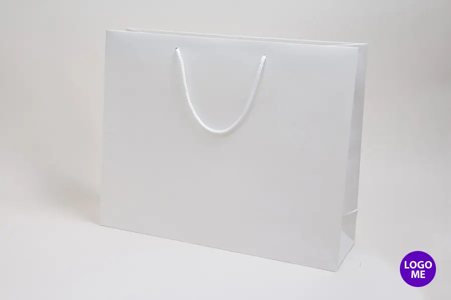 20X6X16 MATTE LAM WHITE EUROTOTE