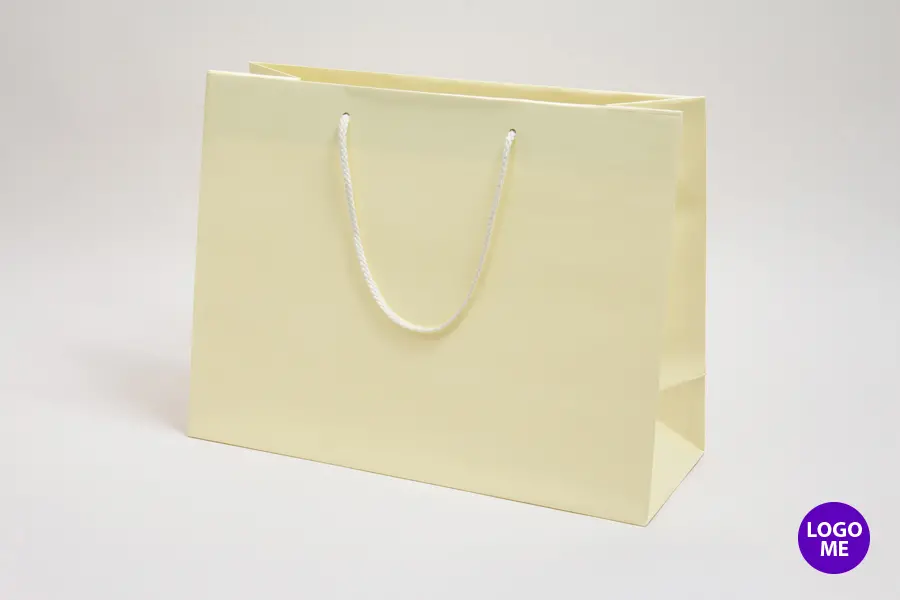 <16X6X12 MATTE LAM IVORY EUROTOTE