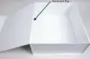 17-1/3X14-13/32X6-3/8 MATTE WHITE PLUS-SERIES 7-FLAP MAGNETIC BOX