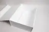 18X12X5-3/4 MATTE WHITE PLUS-SERIES 7-FLAP MAGNETIC BOX