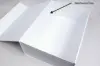 18X12X5-3/4 MATTE WHITE PLUS-SERIES 7-FLAP MAGNETIC BOX