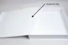 17-3/4X13-13/32X2-7/8 MATTE WHITE PLUS-SERIES 7-FLAP MAGNETIC BOX