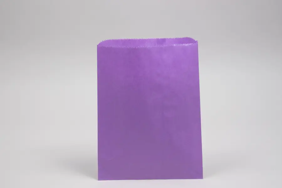 8.5 X 11 PAPER MERCH BAG - PURPLE