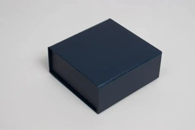 3-5/8 x 3-1/2 x 1-1/2 Matte Navy Magnetic Lid Gift Boxes