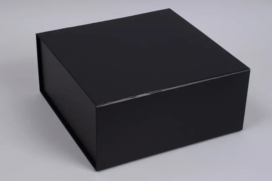 10X10X4-1/2 MATTE BLACK MAGNETIC BOX
