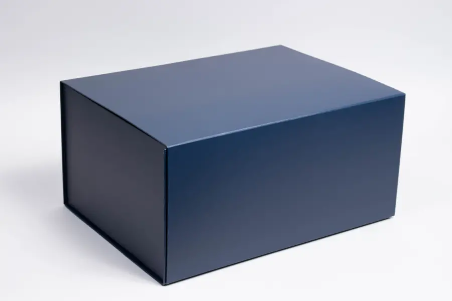 16X12X8 MATTE NAVY MAGNETIC BOX