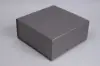 10X10X4-1/2 MATTE SILVER MAGNETIC BOX