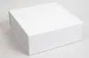 12X12X4-1/2 MATTE WHITE MAGNETIC BOX