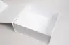 12X12X4-1/2 MATTE WHITE MAGNETIC BOX