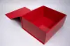 13X10-3/4X5-1/2 MATTE RED MAGNETIC BOX